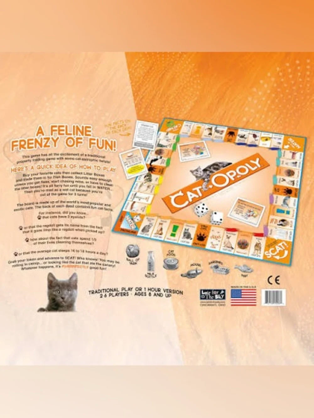 Late for the Sky cat opoly